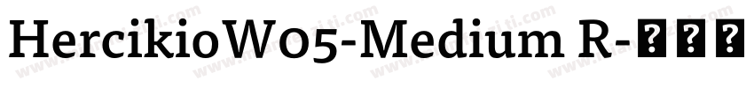 HercikioW05-Medium R字体转换